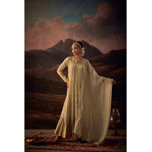 Noor Afsana – Viscose Jacquard Embroidered Anarkali Set