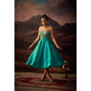 Neel Tara – Viscose Silk Embellished Cocktail Dress
