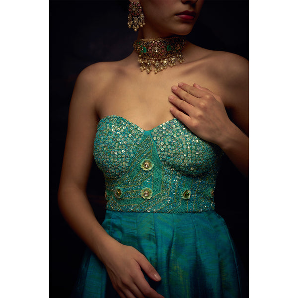 Neel Tara – Silk Embellished Cocktail Dress