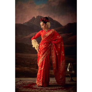 Raktambara – Regal Banarasi Silk Saree