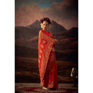 Raktambara – Regal Banarasi Silk Saree