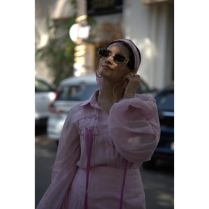 Blush Bloom – Pure Mul Chanderi Shirt & Skirt Set