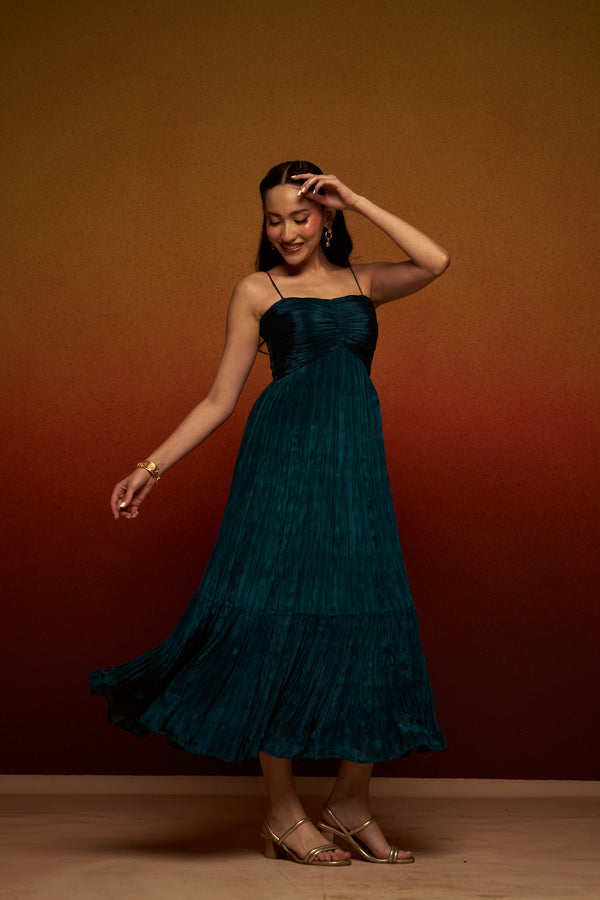 Ethereal Natural Crepe Dress