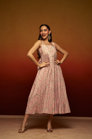 Timeless Cotton Linen Midi Dress – Effortless Elegance in Every Detail