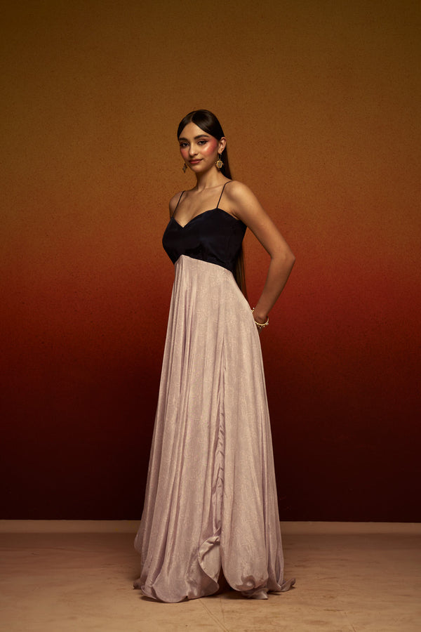 Luxe Natural Crepe Dress