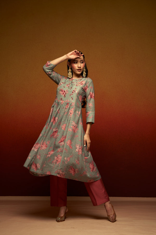 Contemporary Cotton Linen Dress